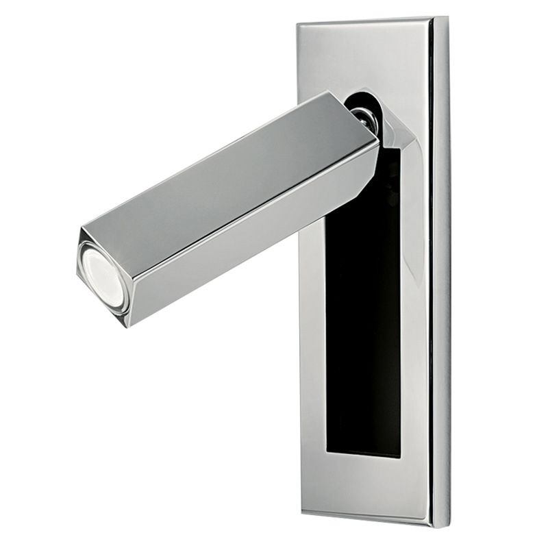 Adjustable LED Wall Reading Light – Rotatable Metal Bedside Sconce