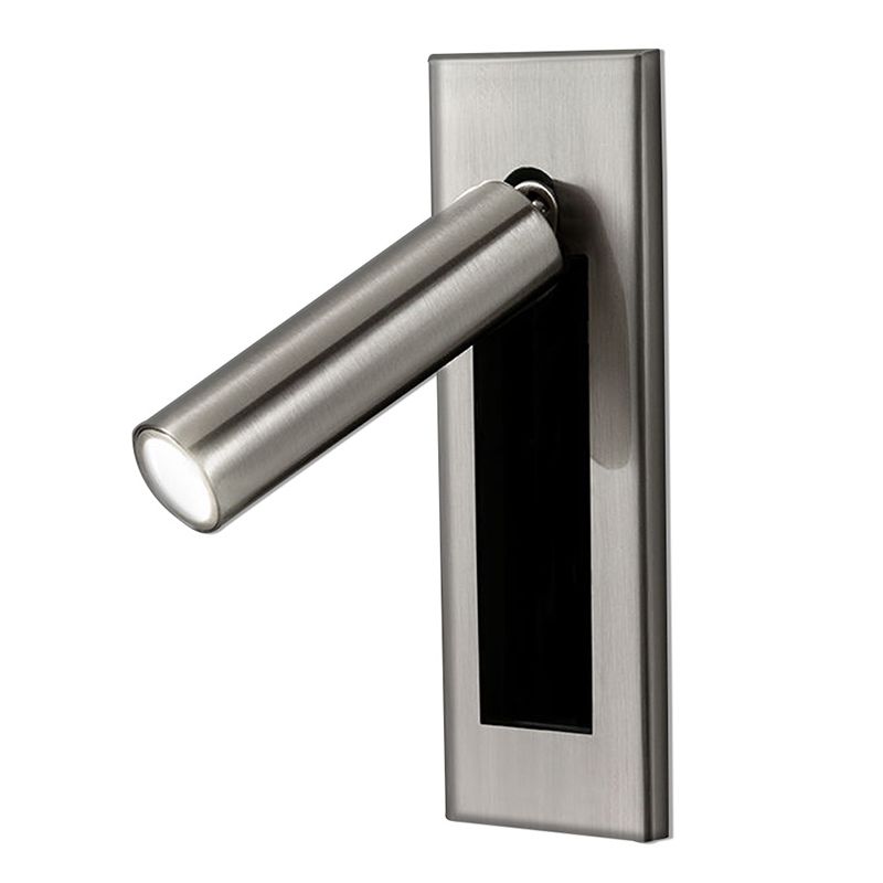 Adjustable LED Wall Reading Light – Rotatable Metal Bedside Sconce