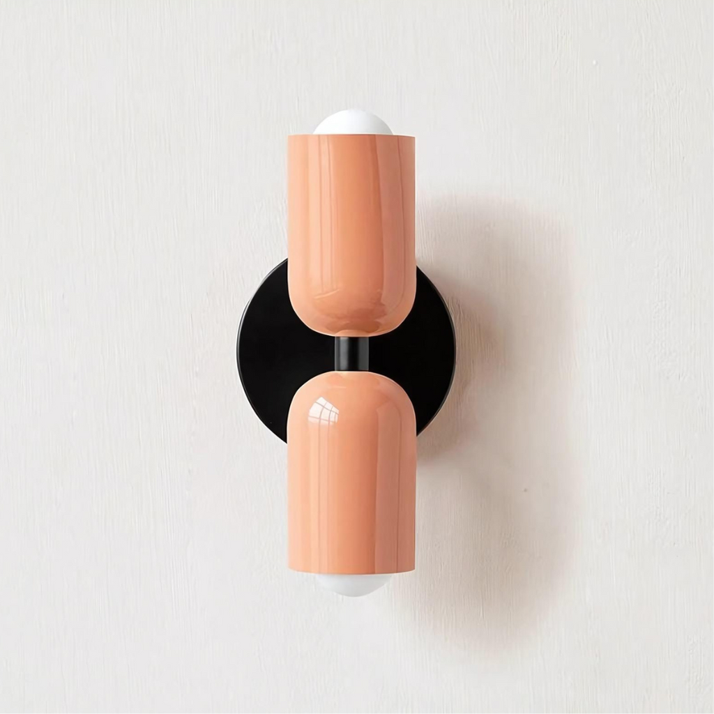Colour Block Capsule Wall Light