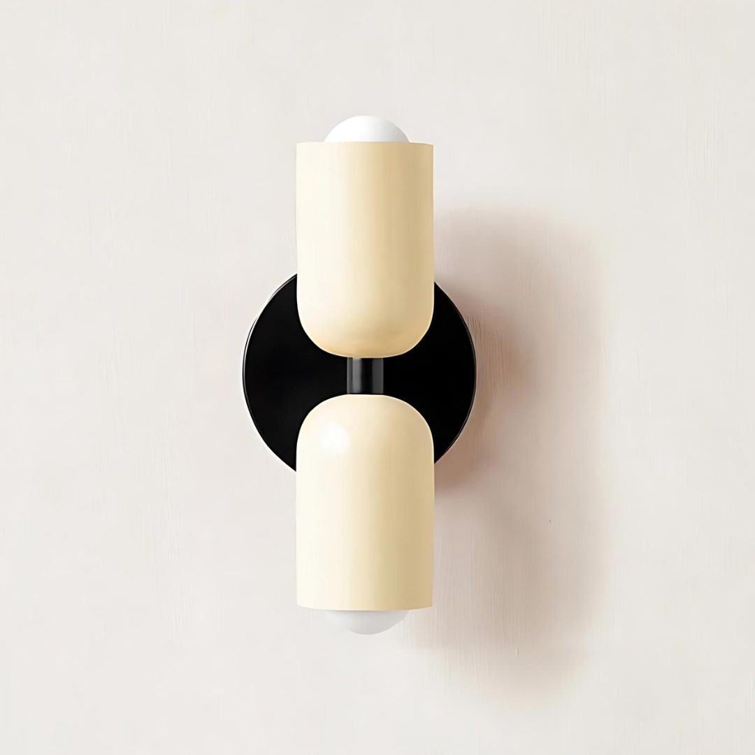 Colour Block Capsule Wall Light