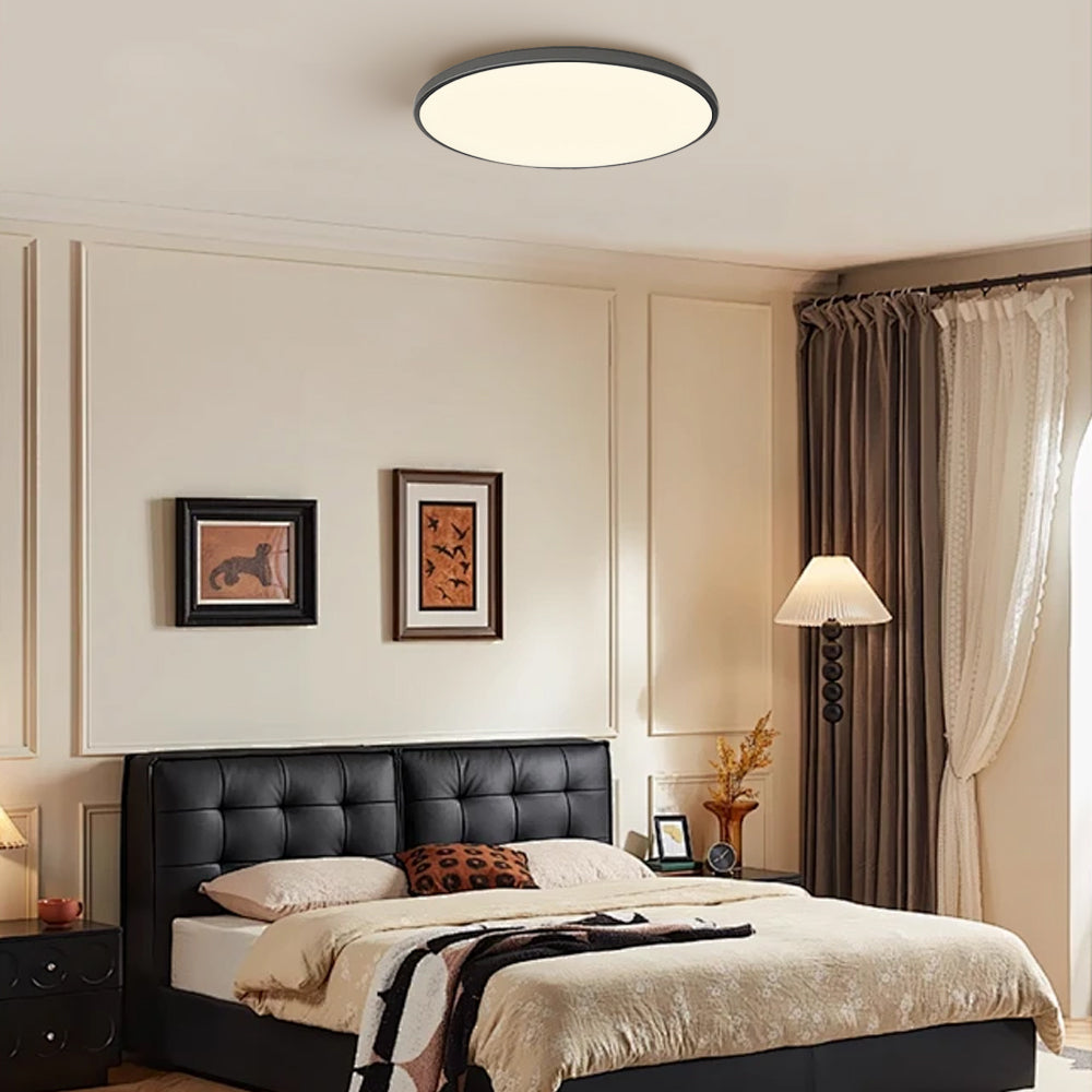 Round LED Flush Mount Light in Minimalist Design for Modern Interiors