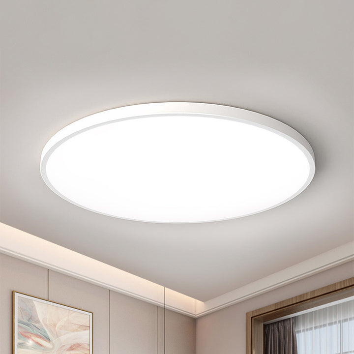 Round LED Flush Mount Light in Minimalist Design for Modern Interiors