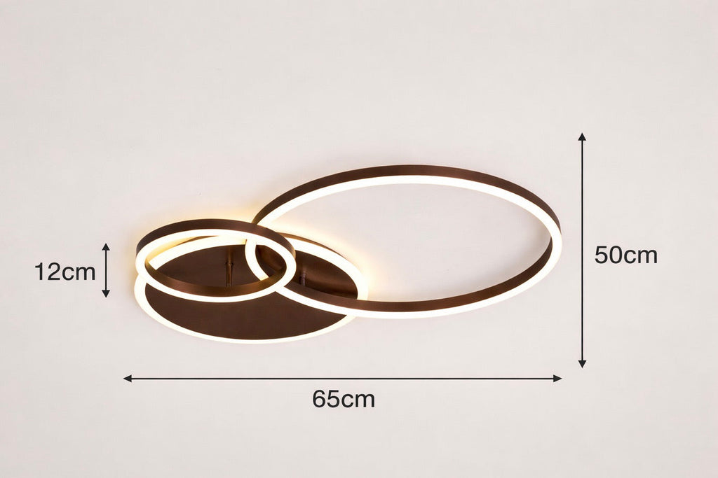 Modern LED Ring Chandelier – Ring Flush Ceiling Light