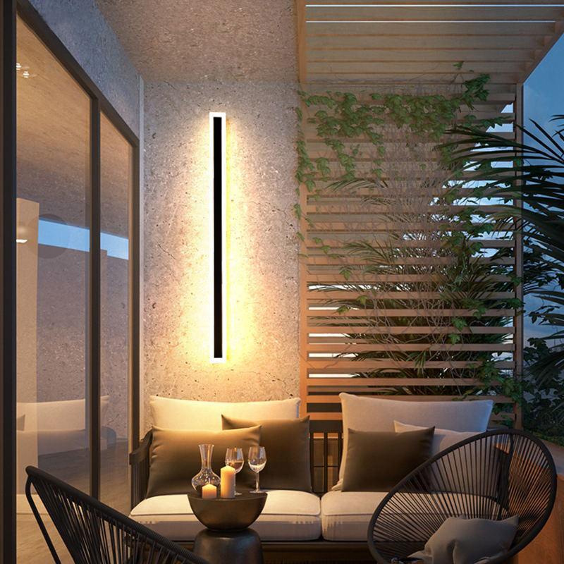 Vynn Linear LED Outdoor Wall Light IP65 Waterproof