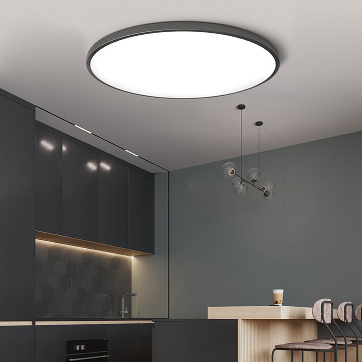 Round LED Flush Mount Light in Minimalist Design for Modern Interiors