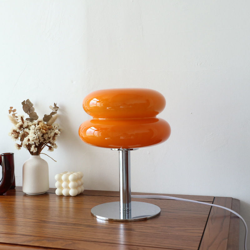 Stacked Glass Disc Table Lamp