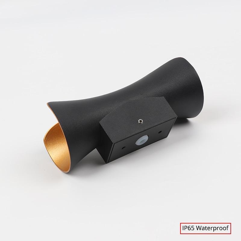 Outdoor LED Up & Down Wall Light – Curved IP65 Waterproof