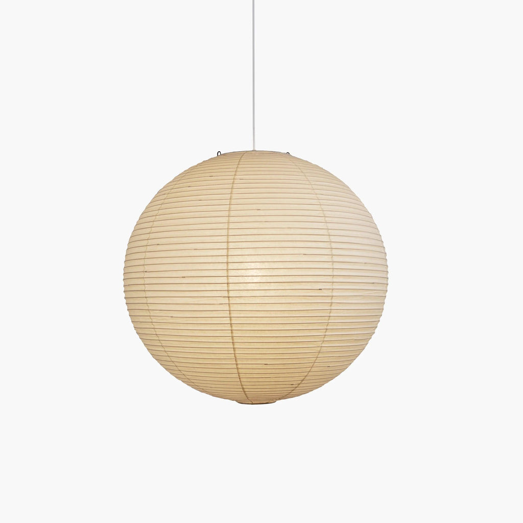 Japanese Paper Globe Pendant Light – Minimalist Rice Paper Ceiling Lamp