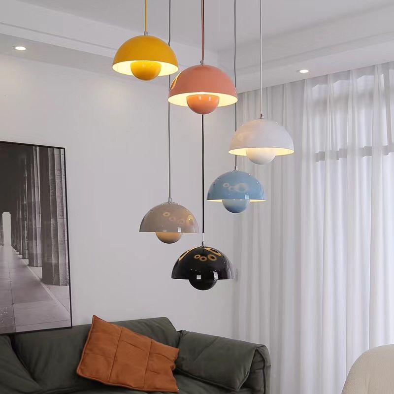 Half Dome Orb Pendant Light