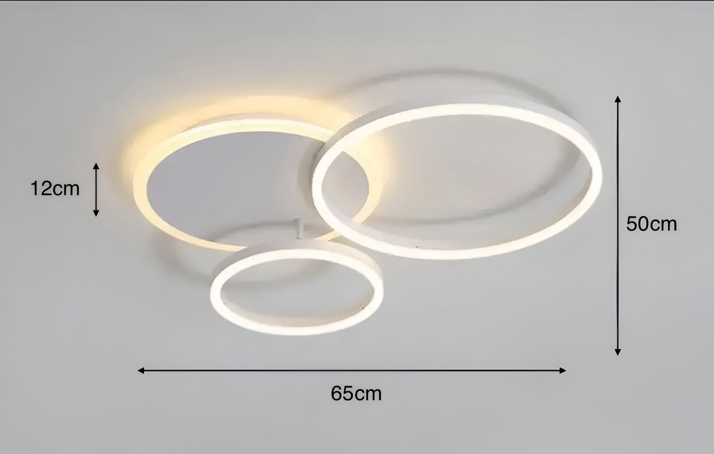 Modern LED Ring Chandelier – Ring Flush Ceiling Light
