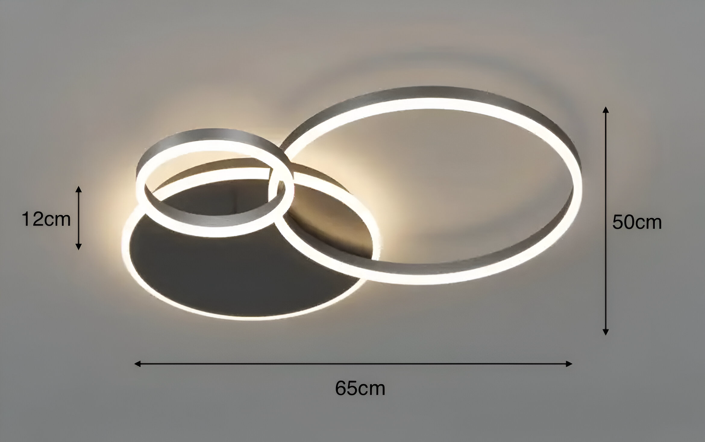 Modern LED Ring Chandelier – Ring Flush Ceiling Light