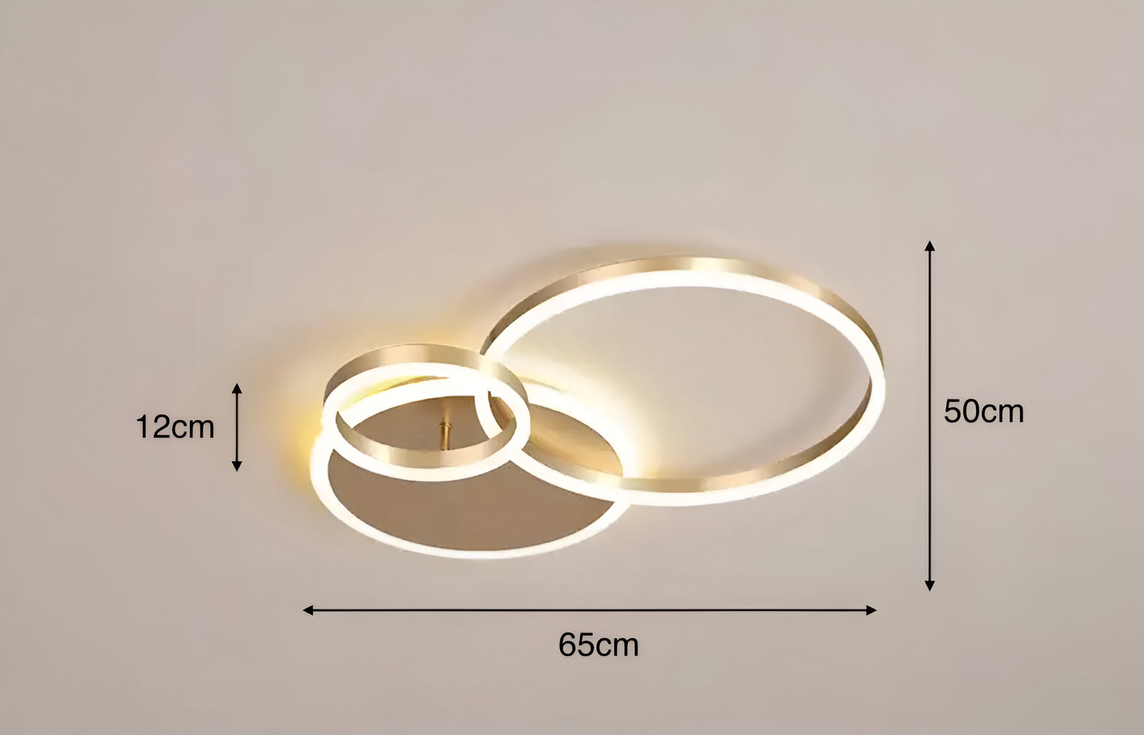 Modern LED Ring Chandelier – Ring Flush Ceiling Light