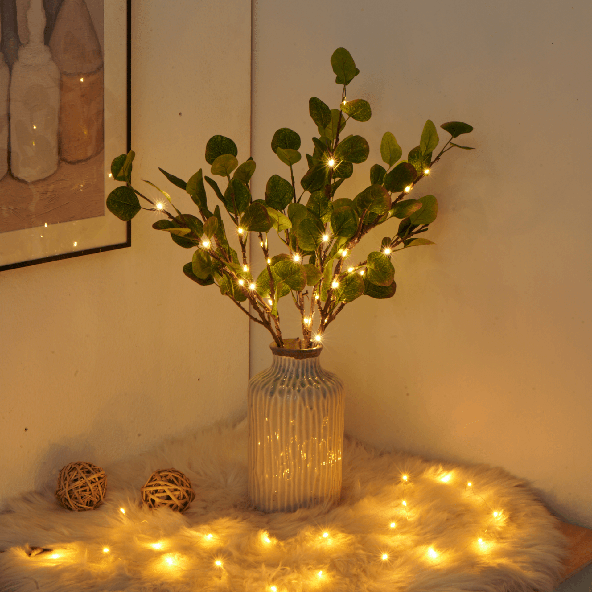 LED Botanical Branch Table Light