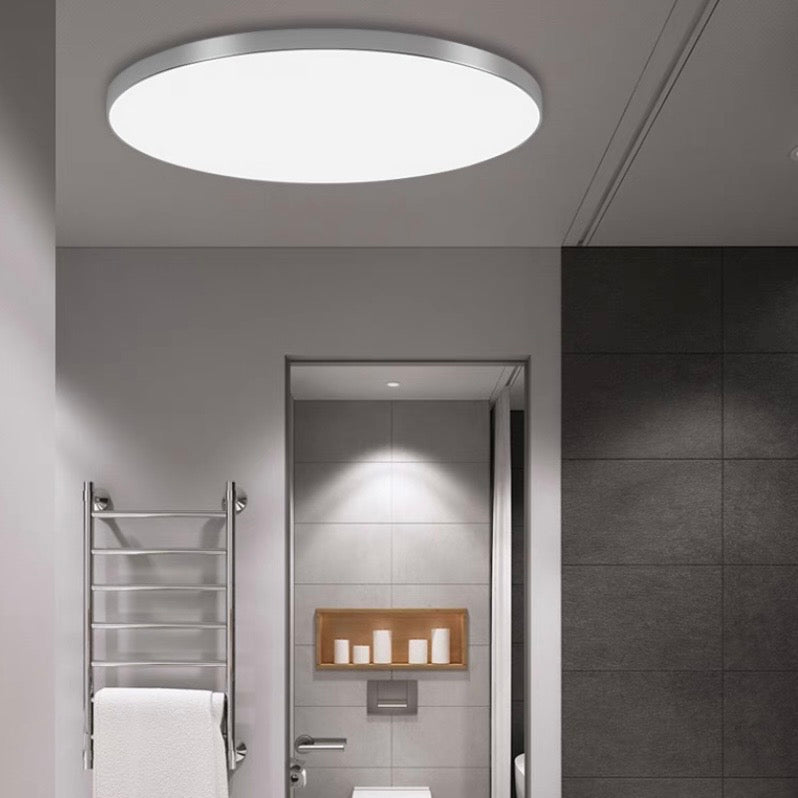 Round LED Flush Mount Light in Minimalist Design for Modern Interiors