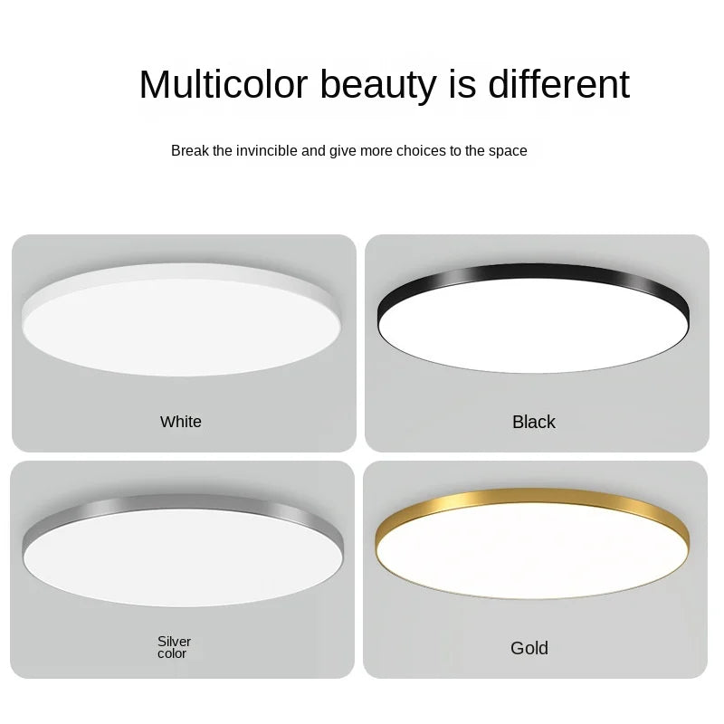 Round LED Flush Mount Light in Minimalist Design for Modern Interiors