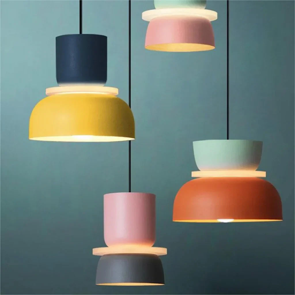 Nordic Colour Block Pendant Light