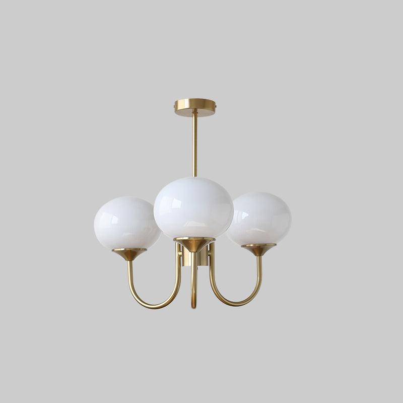 Marshmallow Chandelier – Glass Globe Ceiling Light
