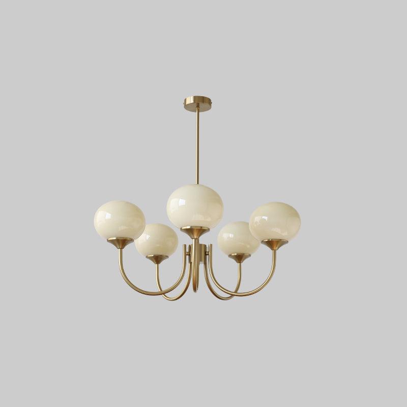 Marshmallow Chandelier – Glass Globe Ceiling Light