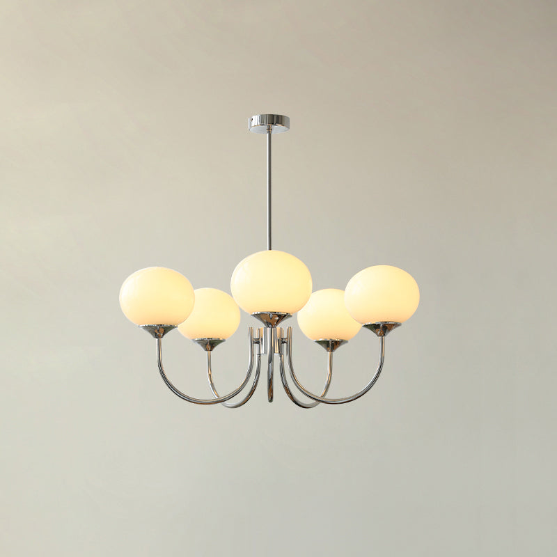 Marshmallow Chandelier – Glass Globe Ceiling Light