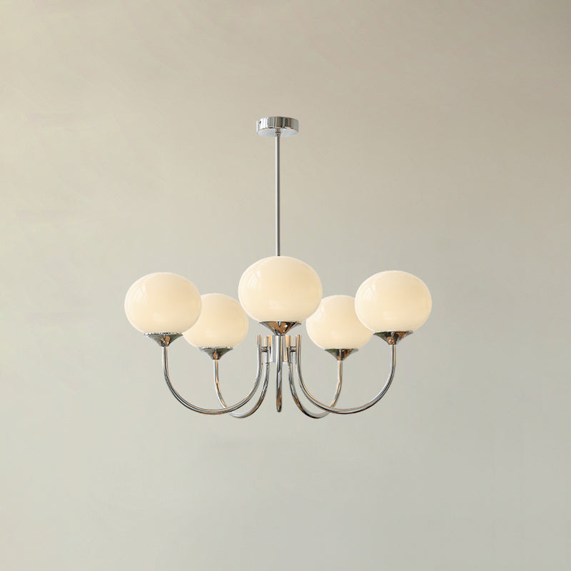 Marshmallow Chandelier – Glass Globe Ceiling Light