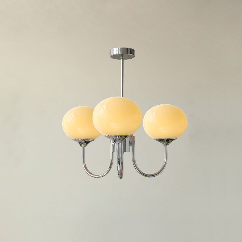 Marshmallow Chandelier – Glass Globe Ceiling Light
