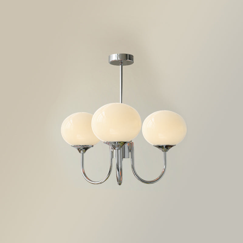 Marshmallow Chandelier – Glass Globe Ceiling Light