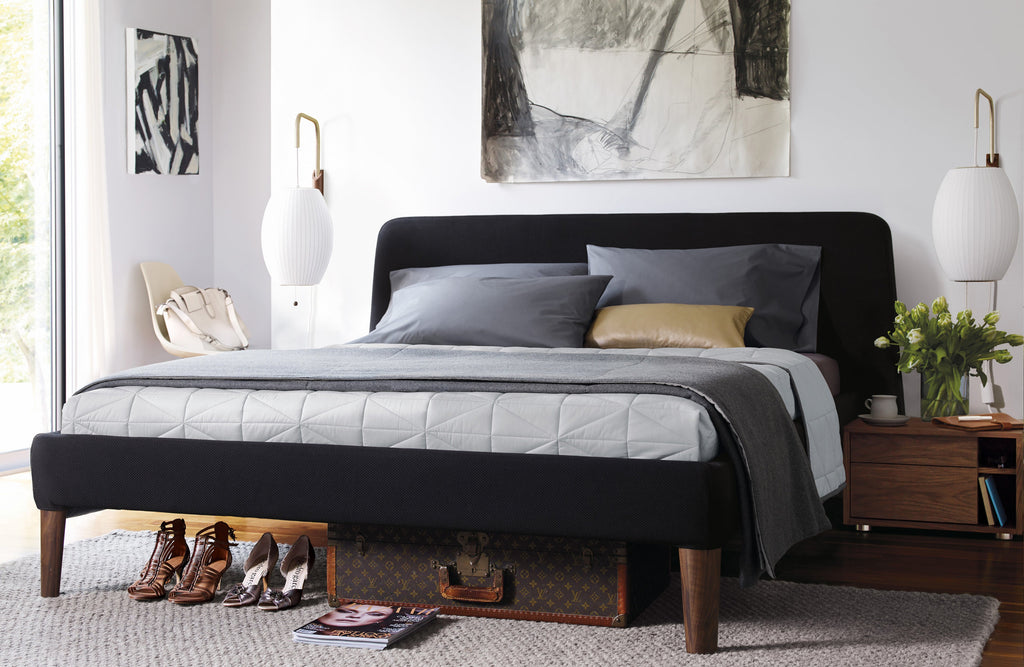 Mid-Century Plug-In Wall Light with Ribbed Shade and Wooden Backplate