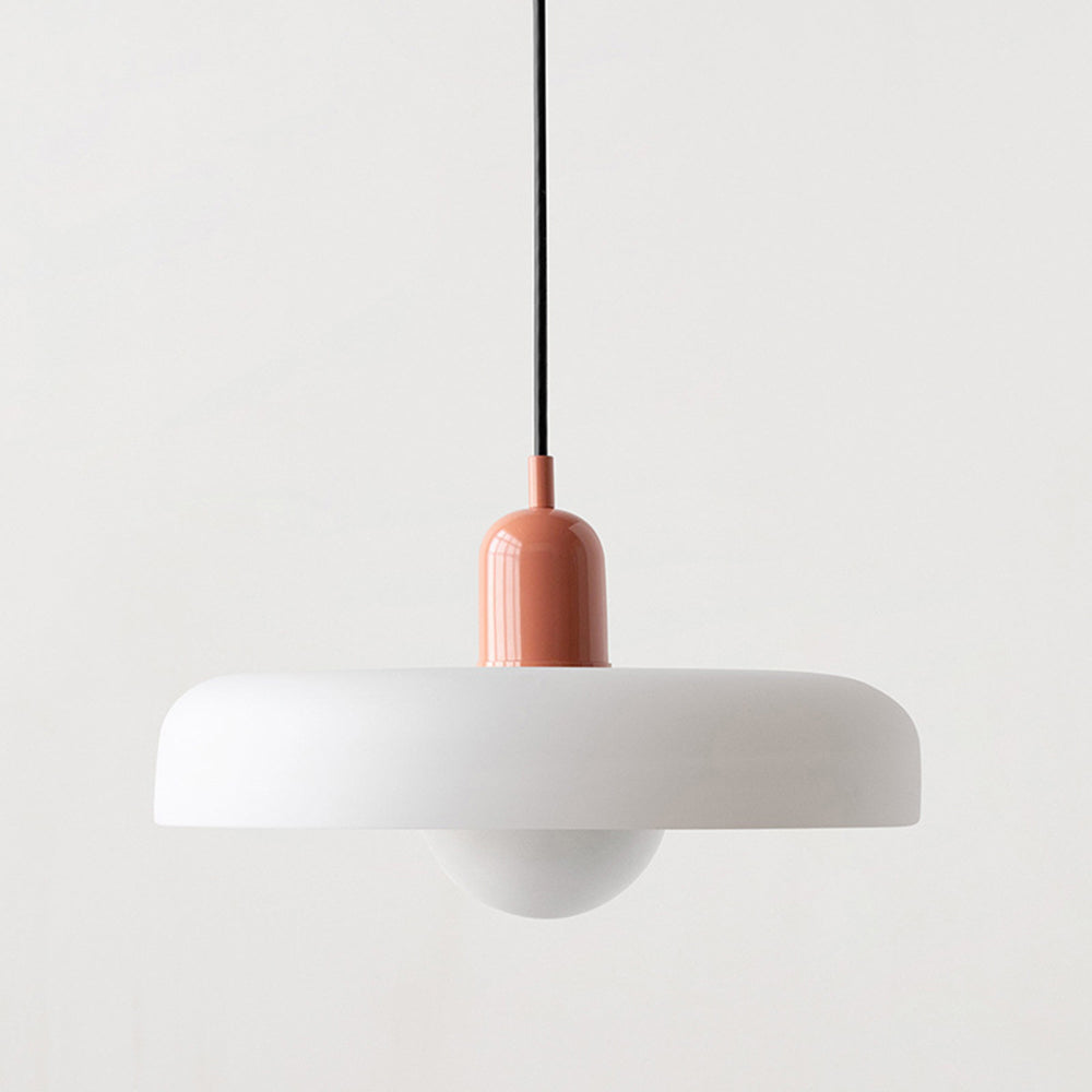 Bauhaus Pendant Light in Coloured Glass