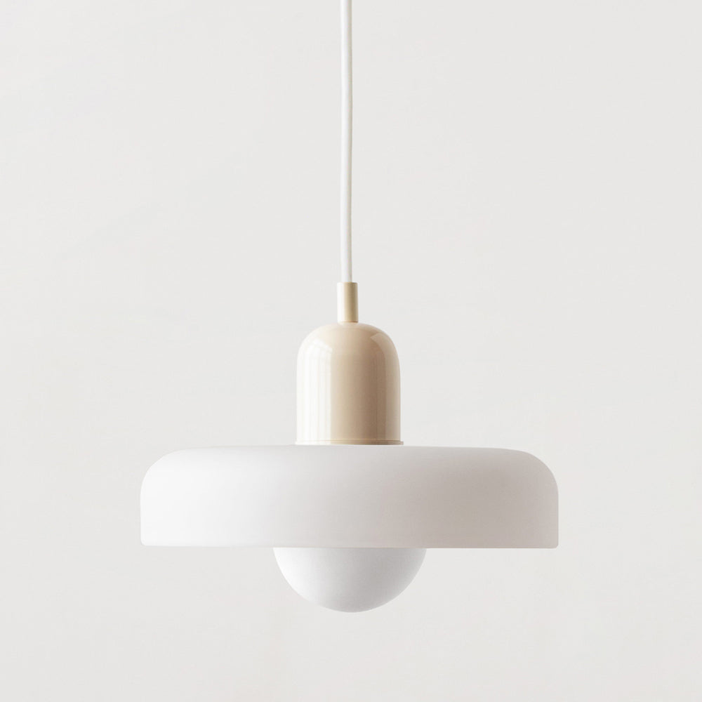 Bauhaus Pendant Light in Coloured Glass