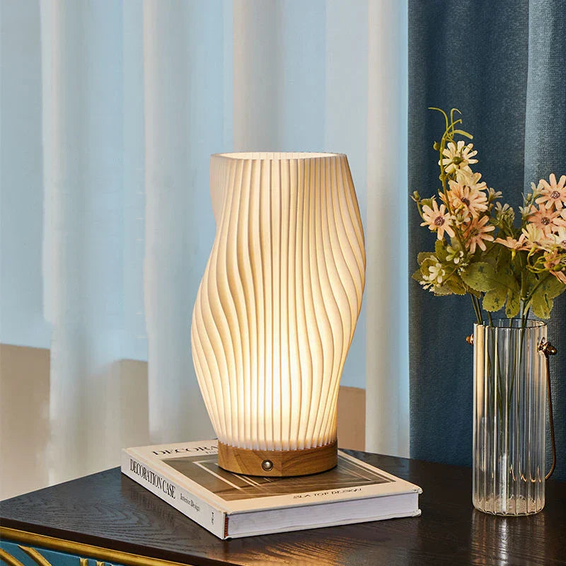 Twisted Wave Table Lamp