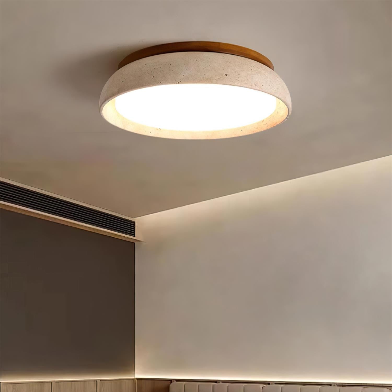 Kloris Travertine Ceiling Light Flush Mount LED