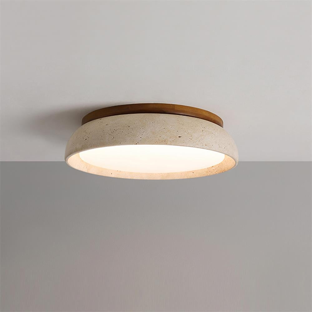 Kloris Travertine Ceiling Light Flush Mount LED