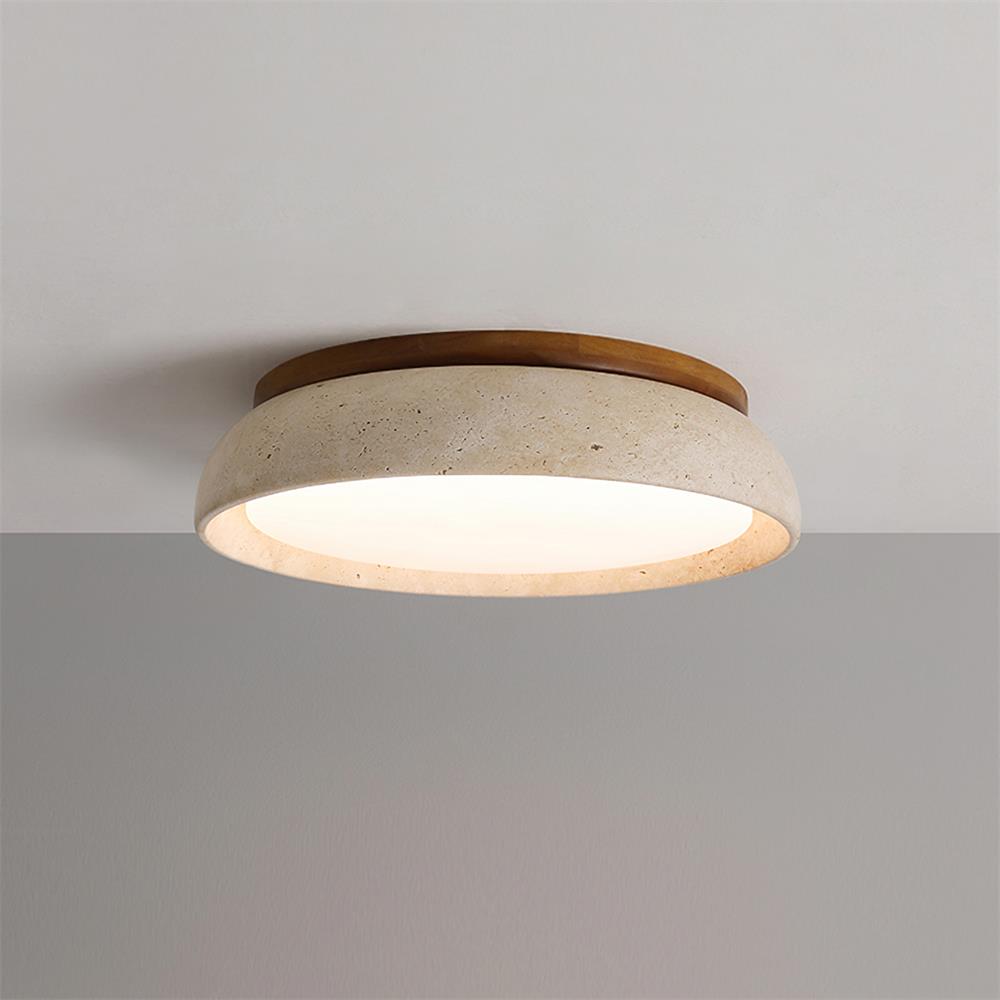 Kloris Travertine Ceiling Light Flush Mount LED