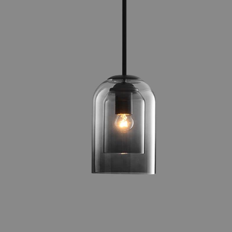 Double Glass Bell Pendant Light