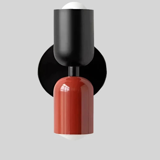 Colour Block Capsule Wall Light