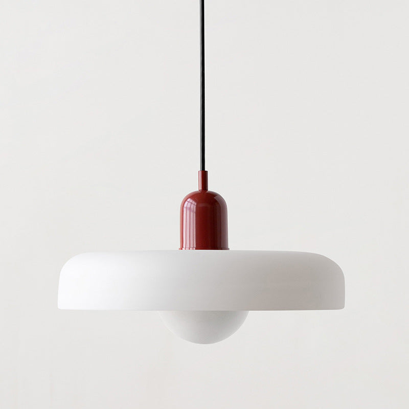 Bauhaus Pendant Light in Coloured Glass