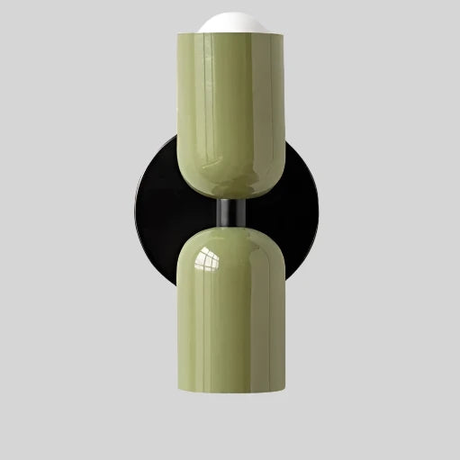 Colour Block Capsule Wall Light