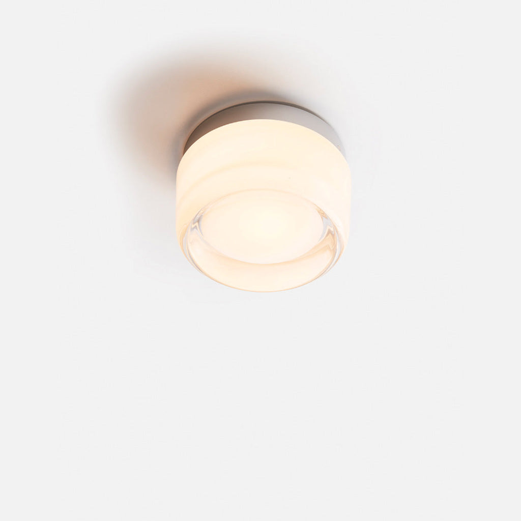 Brushed Metal Halo Wall Light