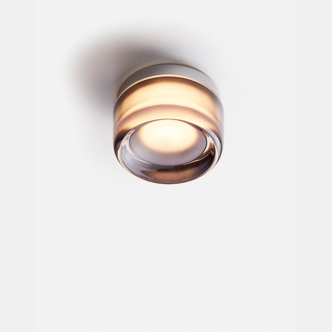 Brushed Metal Halo Wall Light