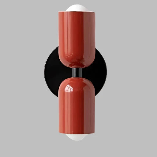 Colour Block Capsule Wall Light