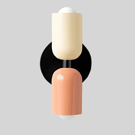 Colour Block Capsule Wall Light