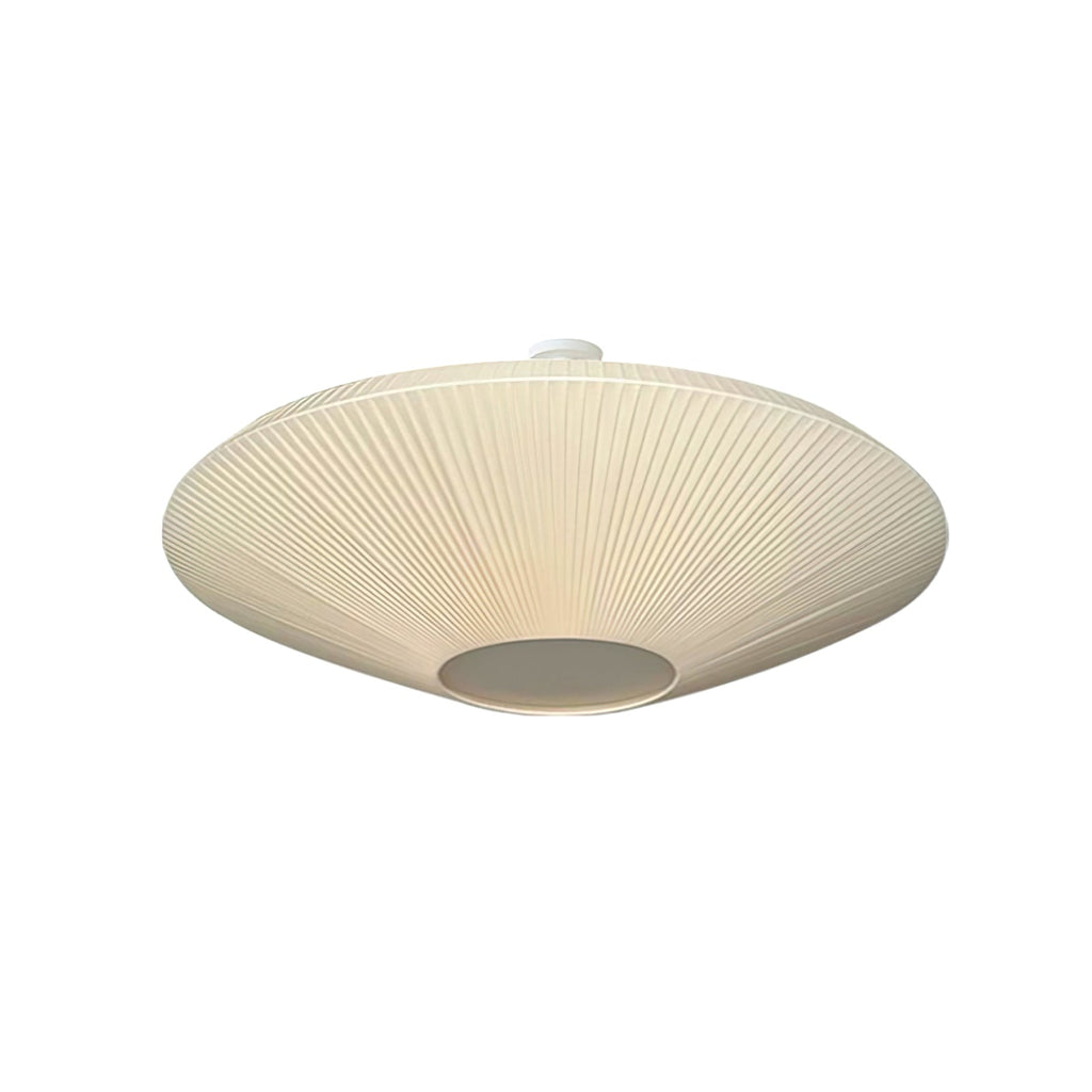 Siam Geometric Flush Mount Ceiling Light with Fabric Diffuser