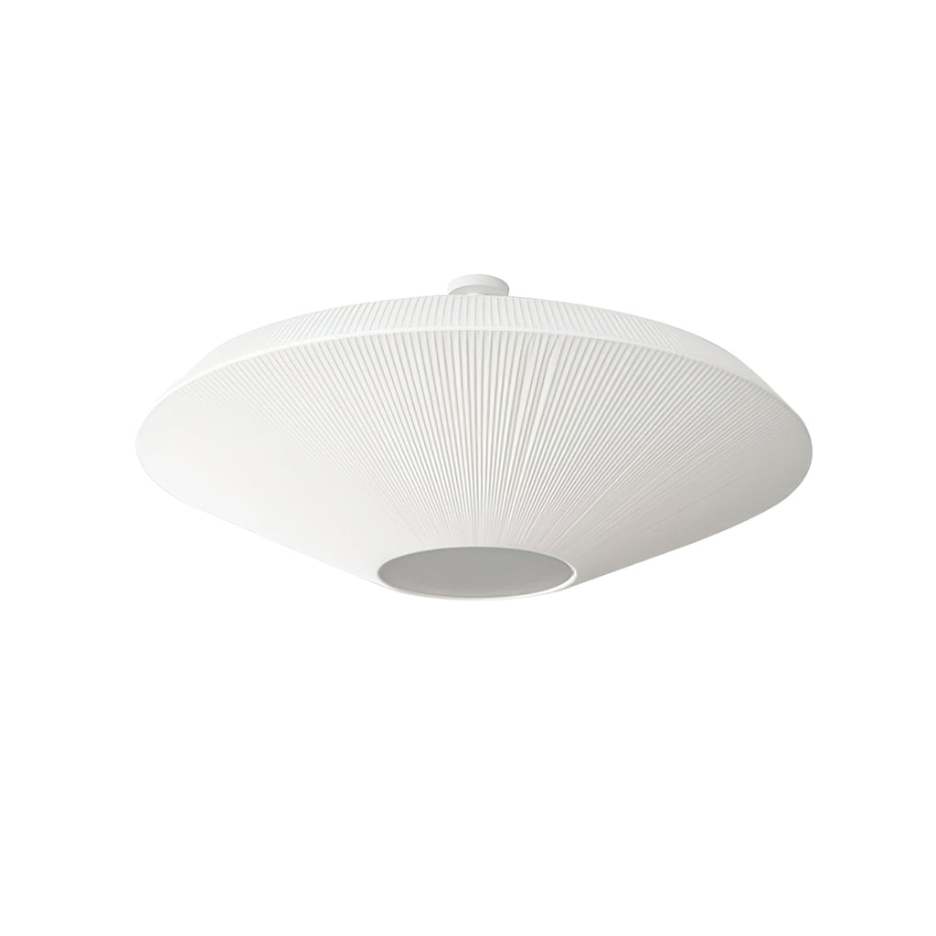 Siam Geometric Flush Mount Ceiling Light with Fabric Diffuser