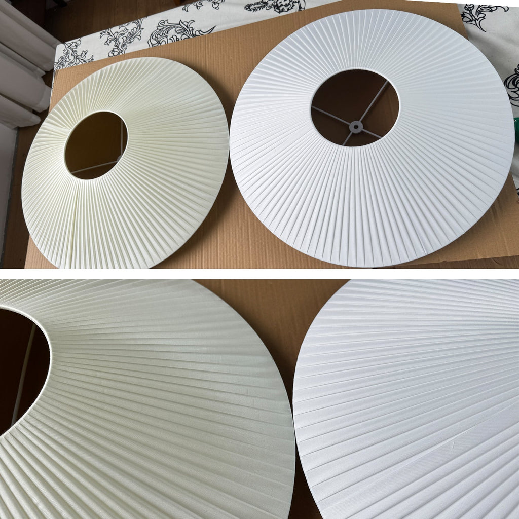 Siam Geometric Flush Mount Ceiling Light with Fabric Diffuser