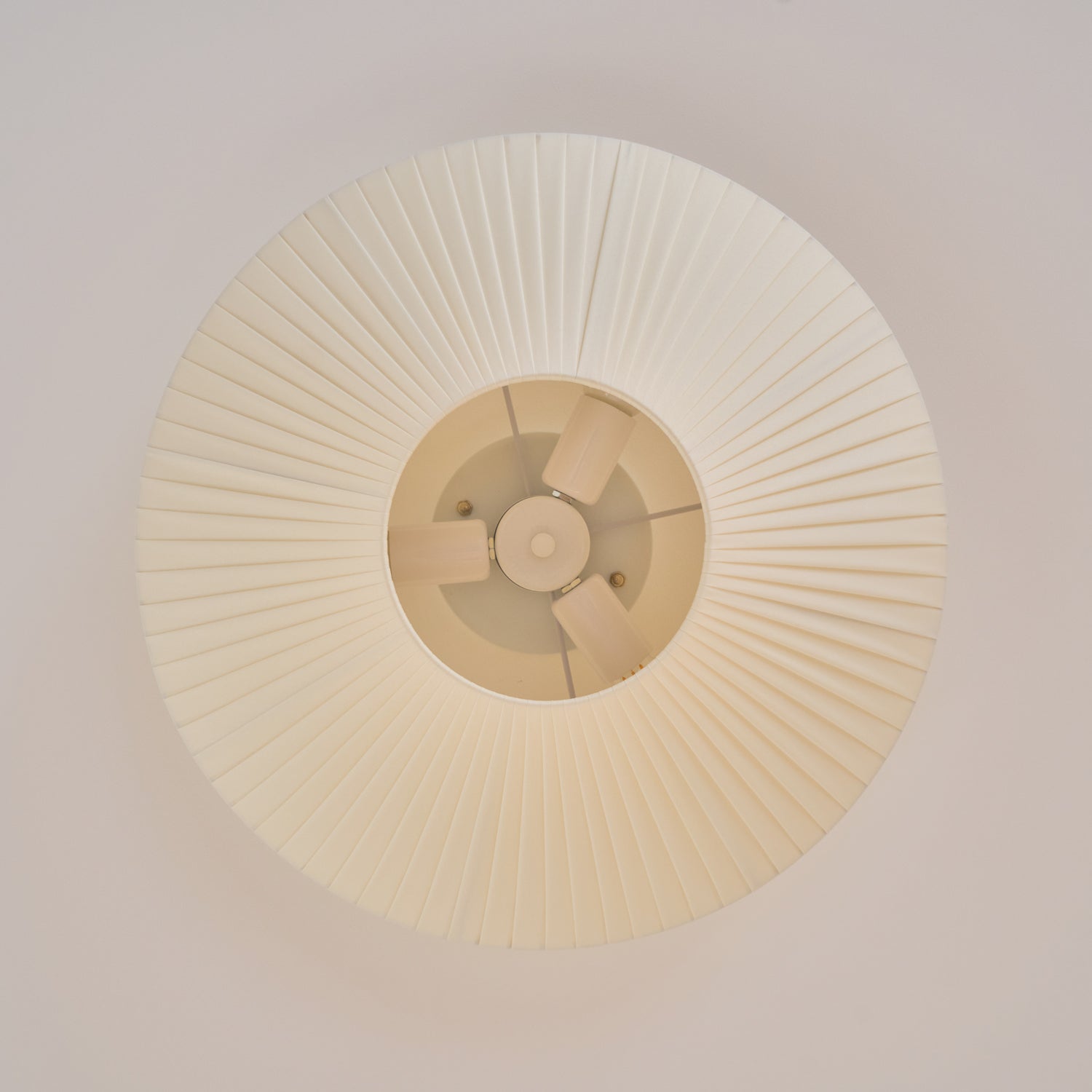 Siam Geometric Flush Mount Ceiling Light with Fabric Diffuser