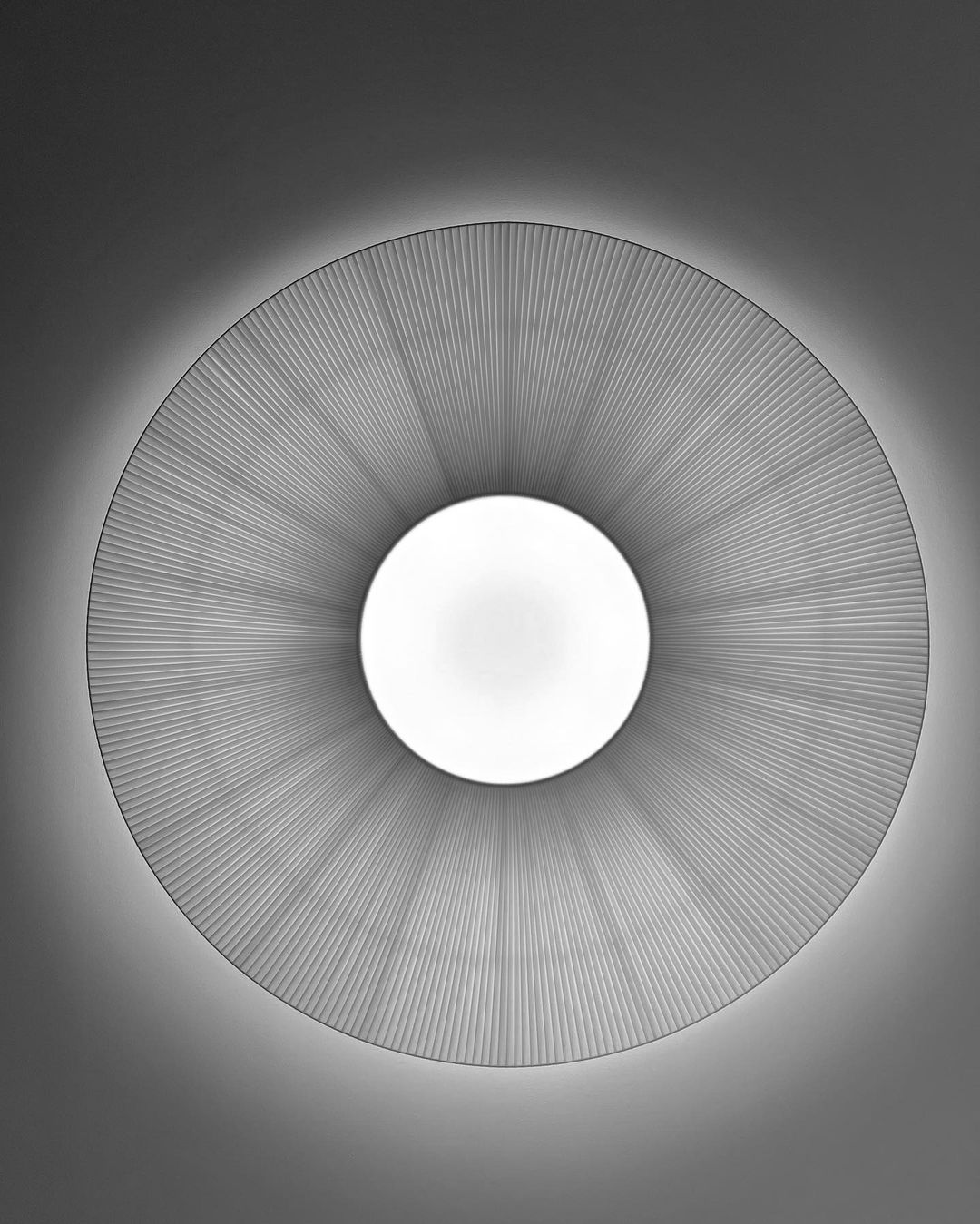 Siam Geometric Flush Mount Ceiling Light with Fabric Diffuser