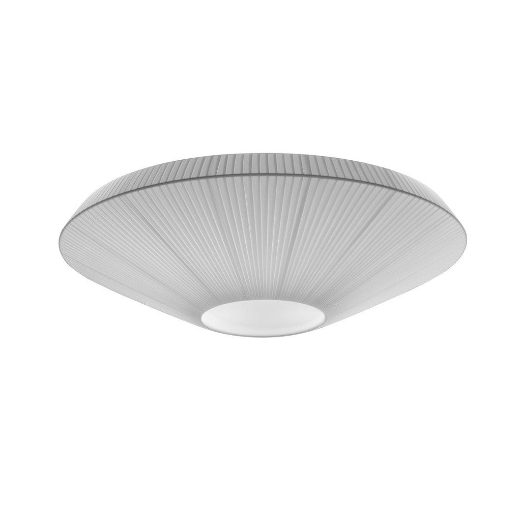 Siam Geometric Flush Mount Ceiling Light with Fabric Diffuser