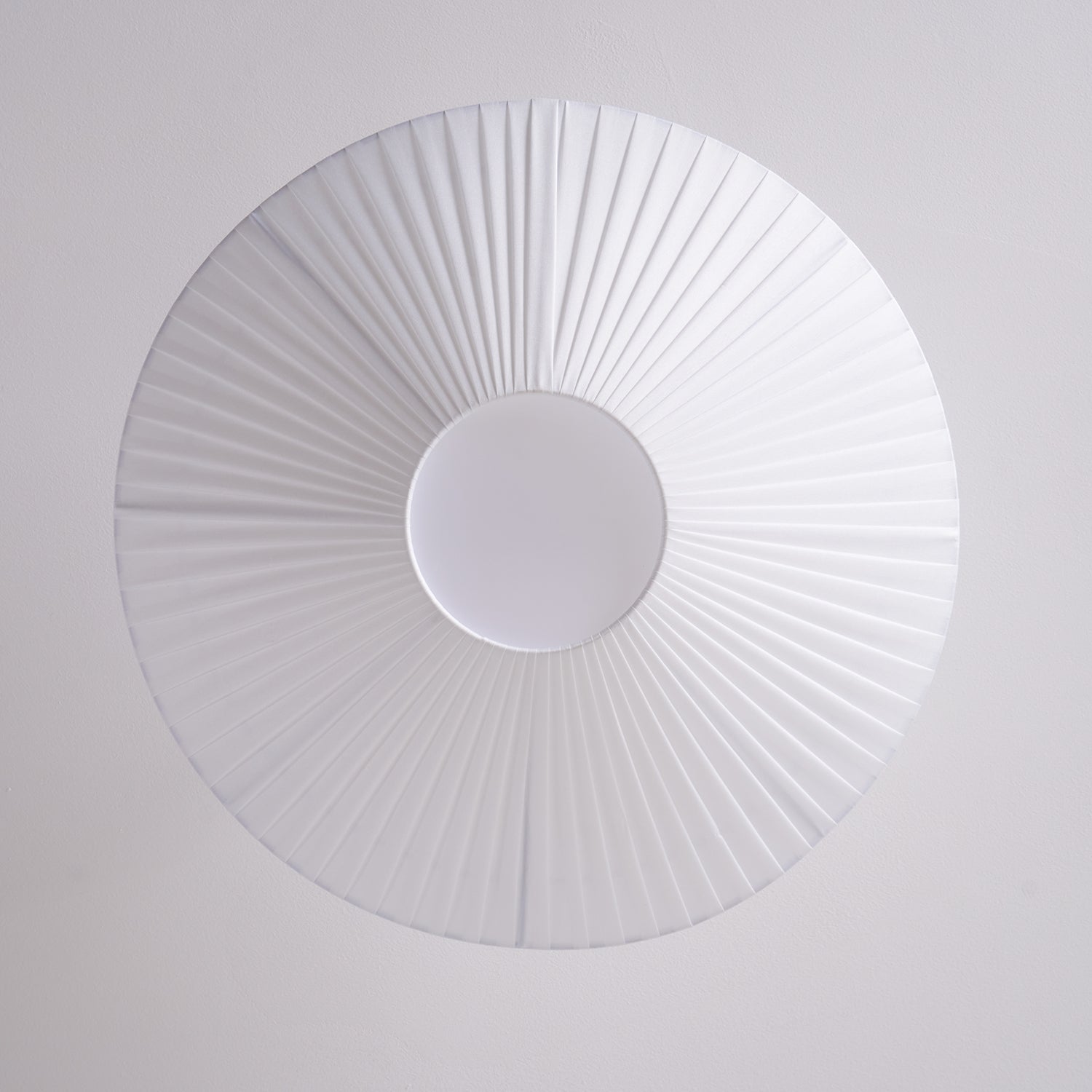 Siam Geometric Flush Mount Ceiling Light with Fabric Diffuser