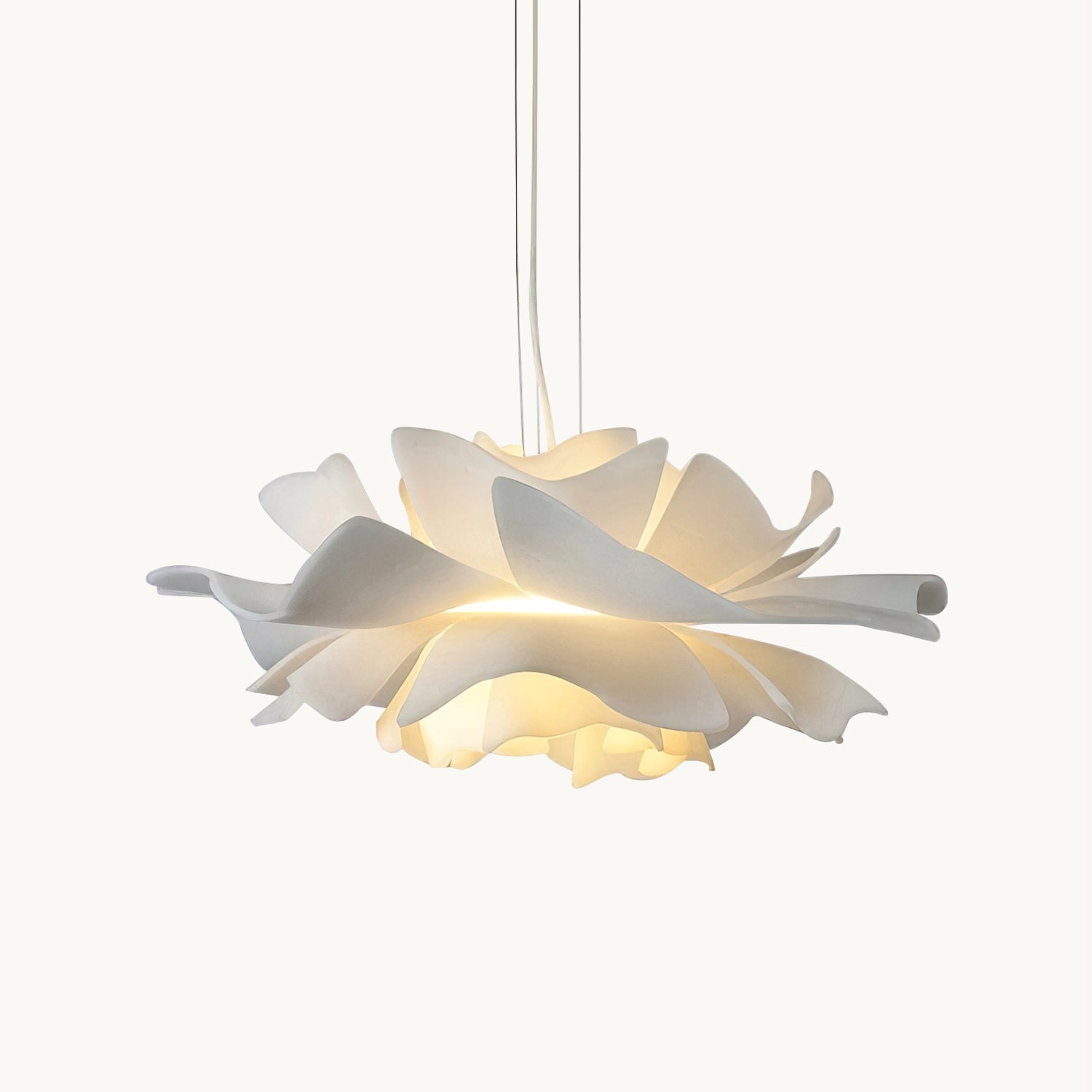 Lotus Petal Pendant Light in Sculptural Layered Design