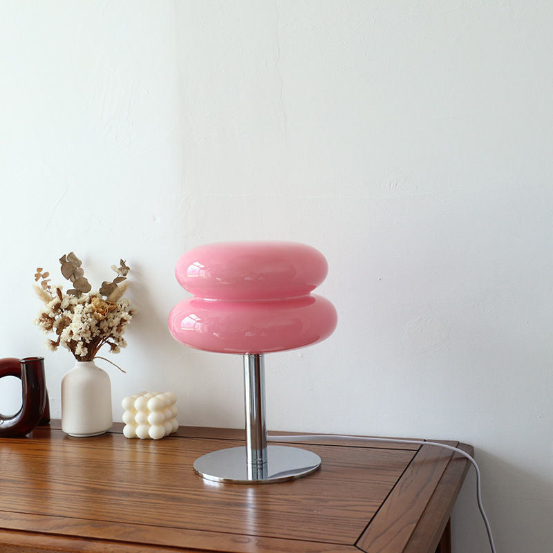 Stacked Glass Disc Table Lamp